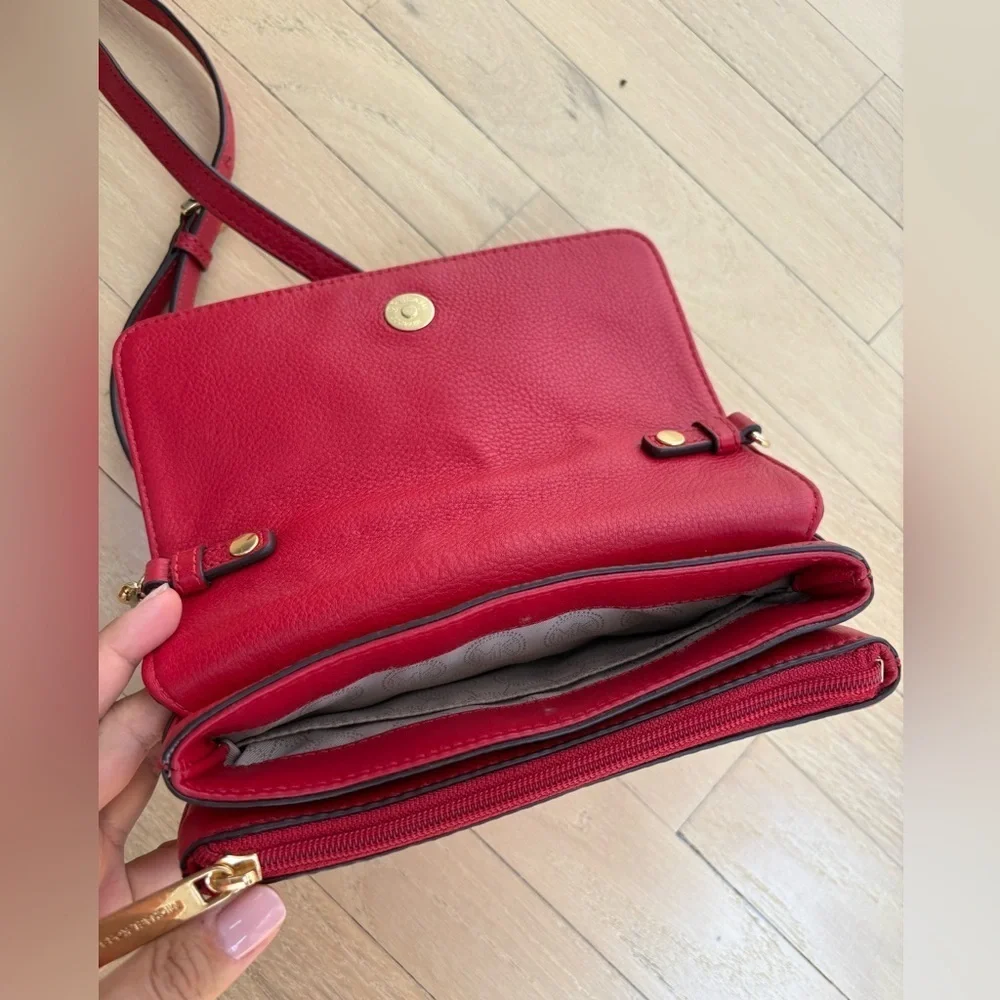 Michael Kors Cherry Red Crossbody Bag